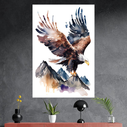 Freedom of the Eagle - Hochformat - 2 - Wohnzimmer - Alu-Prints - Acrylglas 