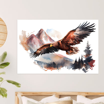 Freedom of the Eagle - Querformat - 6 - Schlafzimmer - Alu-Prints - Acrylglas 